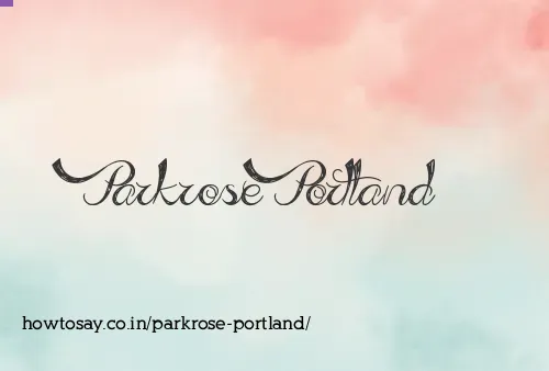 Parkrose Portland
