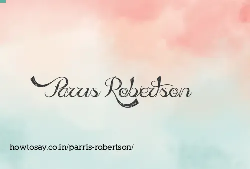 Parris Robertson