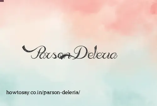 Parson Deleria