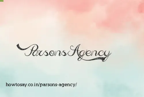 Parsons Agency