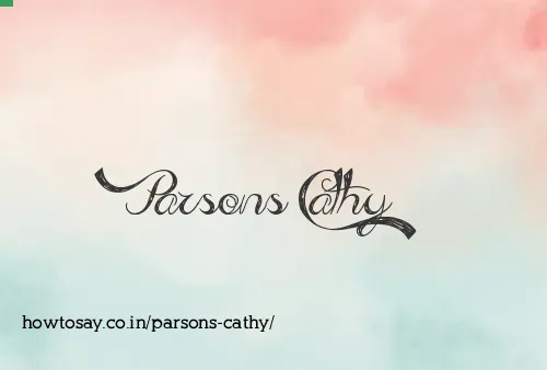 Parsons Cathy