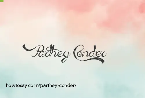 Parthey Conder