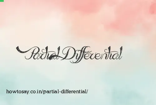 Partial Differential