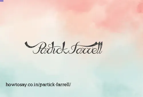 Partick Farrell
