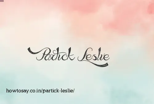 Partick Leslie
