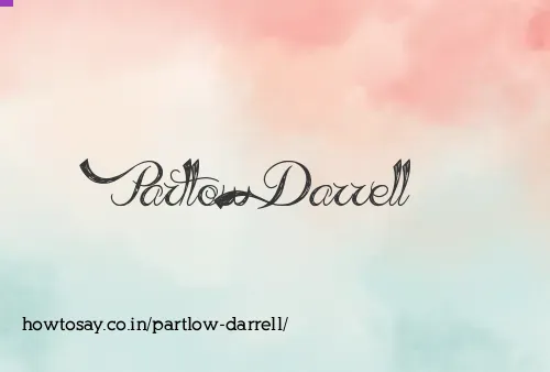 Partlow Darrell