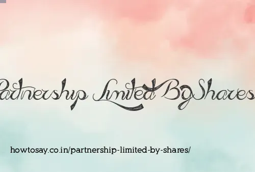 Partnership Limited By Shares