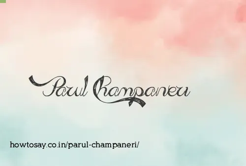Parul Champaneri