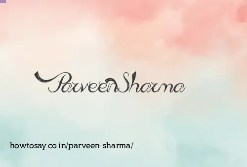 Parveen Sharma