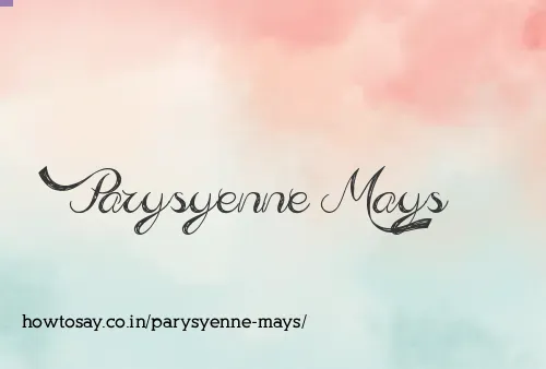 Parysyenne Mays