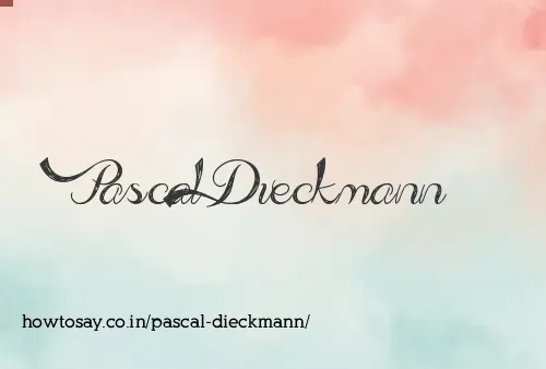 Pascal Dieckmann