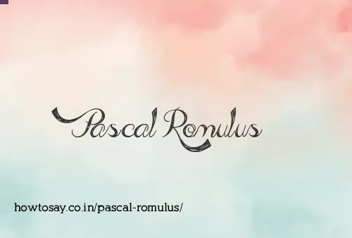 Pascal Romulus