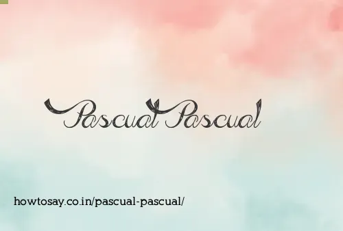 Pascual Pascual