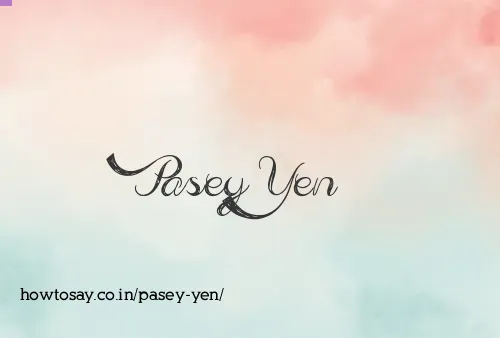Pasey Yen