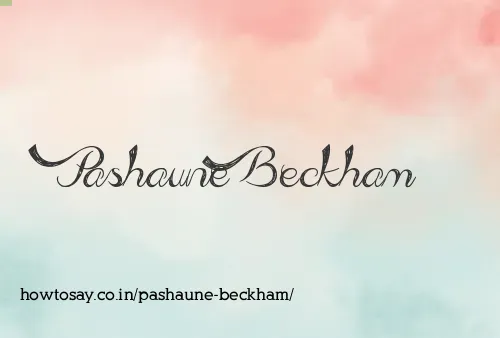 Pashaune Beckham