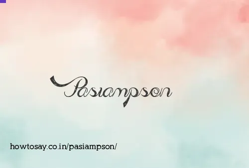 Pasiampson