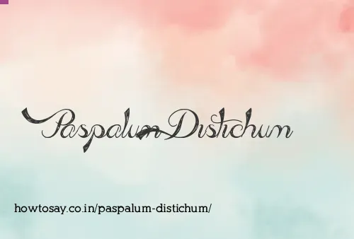 Paspalum Distichum