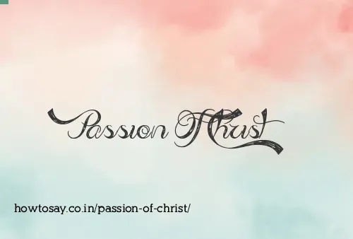Passion Of Christ
