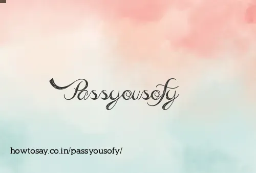 Passyousofy