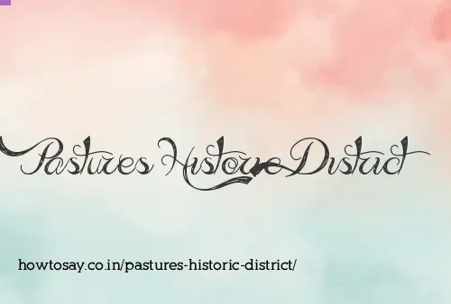 Pastures Historic District