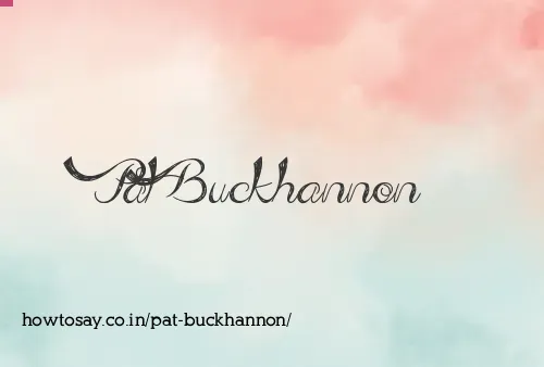 Pat Buckhannon