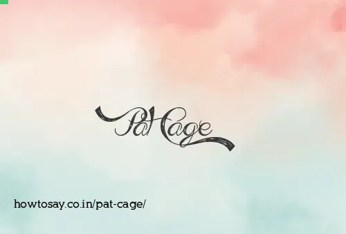 Pat Cage