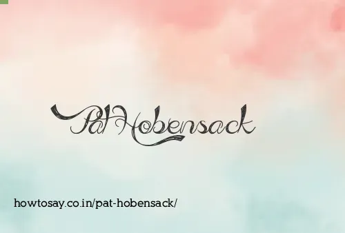 Pat Hobensack