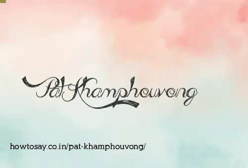 Pat Khamphouvong
