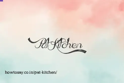 Pat Kitchen