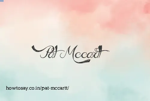Pat Mccartt