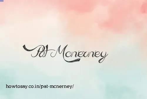 Pat Mcnerney