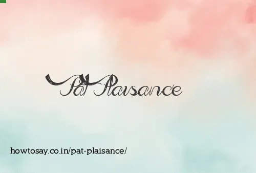 Pat Plaisance