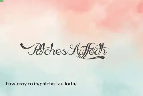 Patches Aufforth
