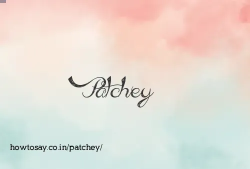 Patchey
