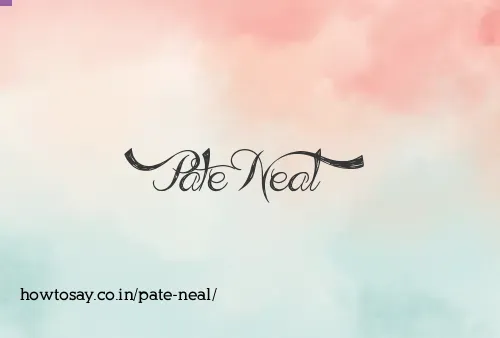 Pate Neal
