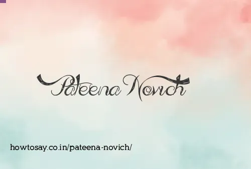 Pateena Novich