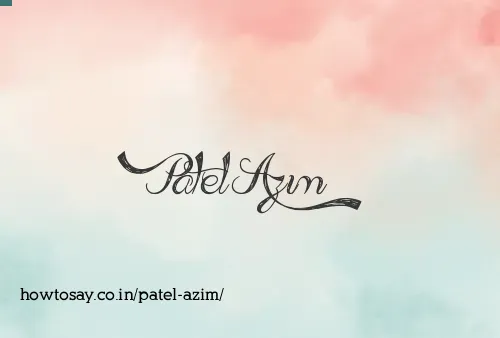 Patel Azim