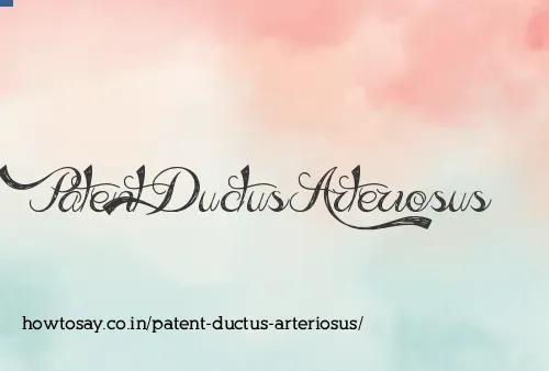 Patent Ductus Arteriosus