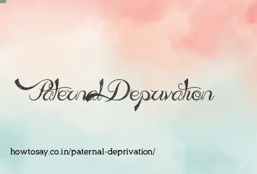 Paternal Deprivation