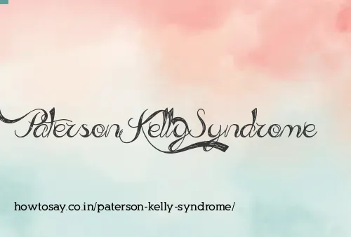 Paterson Kelly Syndrome