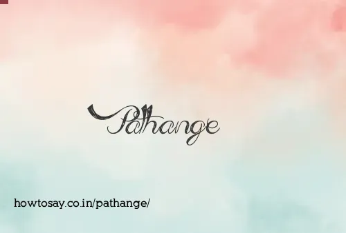Pathange