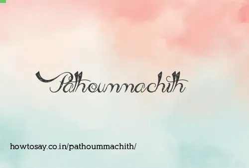 Pathoummachith