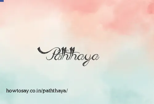 Paththaya
