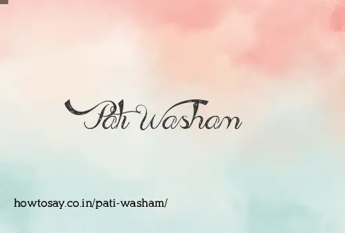 Pati Washam