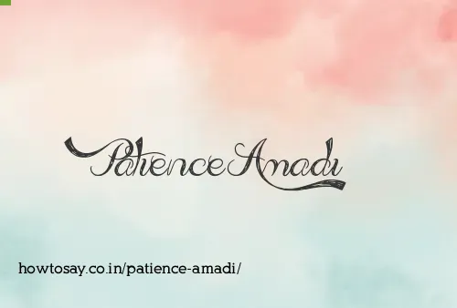 Patience Amadi