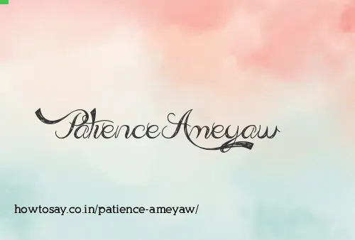 Patience Ameyaw