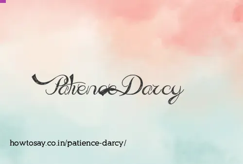 Patience Darcy