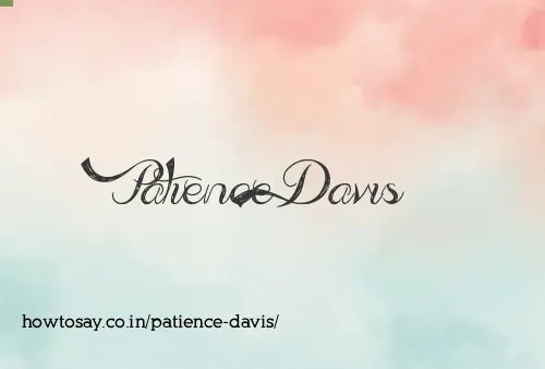 Patience Davis