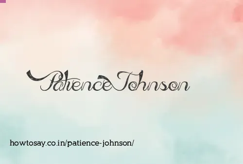 Patience Johnson