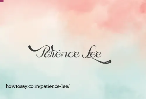 Patience Lee